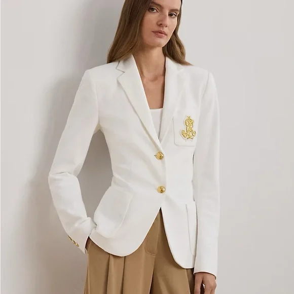 LAUREN RALPH LAUREN JACKETS WHITE - Picture 2 of 8